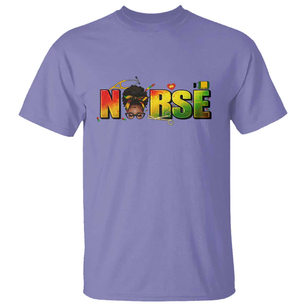 Proud Black Nurse T Shirt Black History Month Healthcare Gift - African Pride