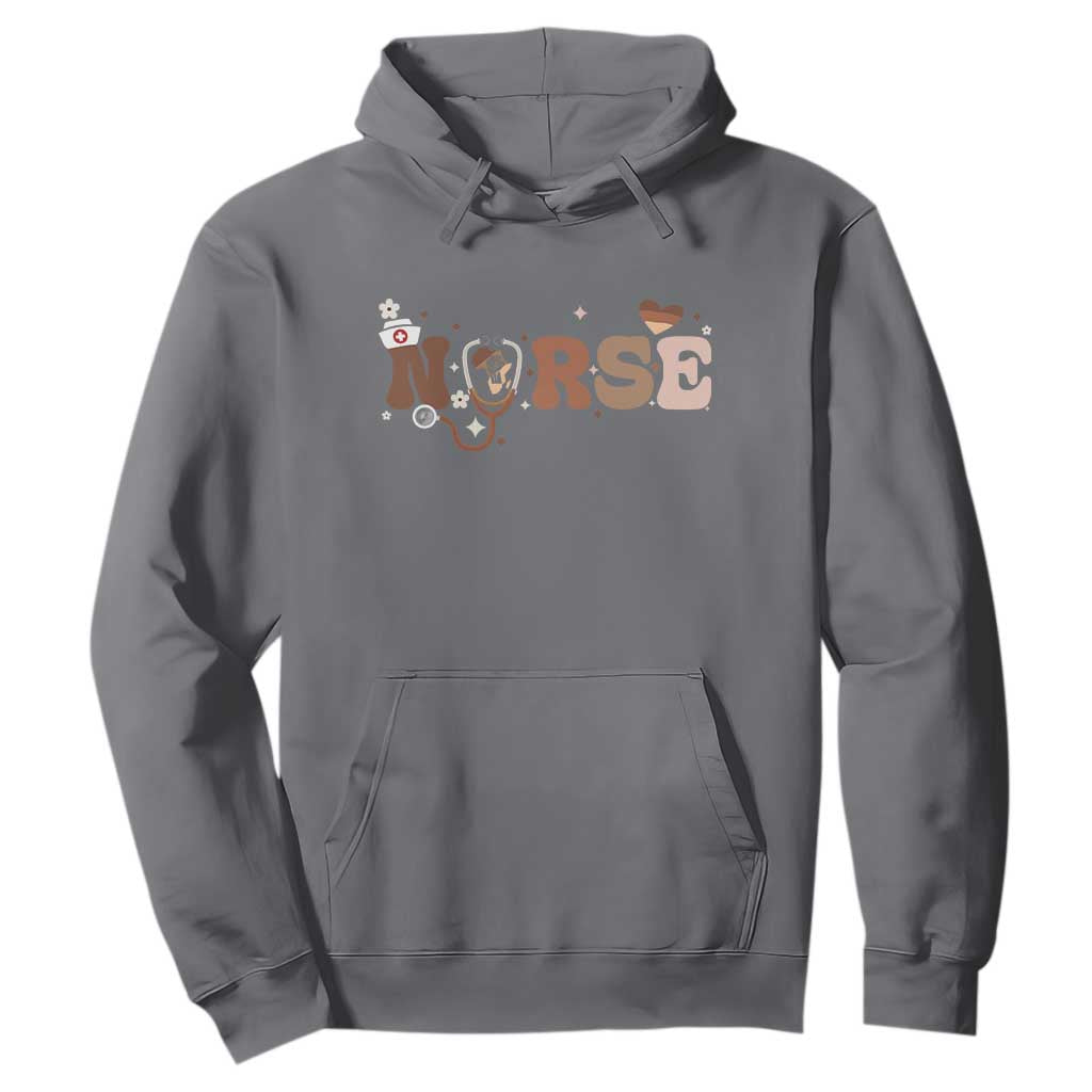 Strong Black Nurse Hoodie African American Healthcare Hero Gift - African Pride