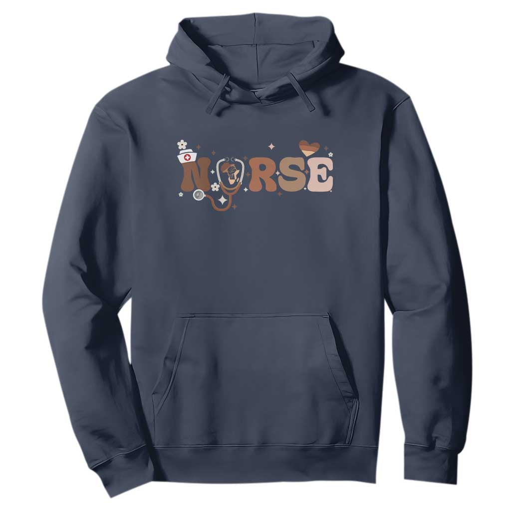 Strong Black Nurse Hoodie African American Healthcare Hero Gift - African Pride