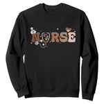 Strong Black Nurse Sweatshirt African American Healthcare Hero Gift - African Pride
