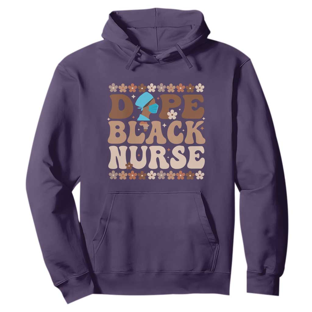 Dope Black Nurse Hoodie African American Black Nurse Gift - African Pride