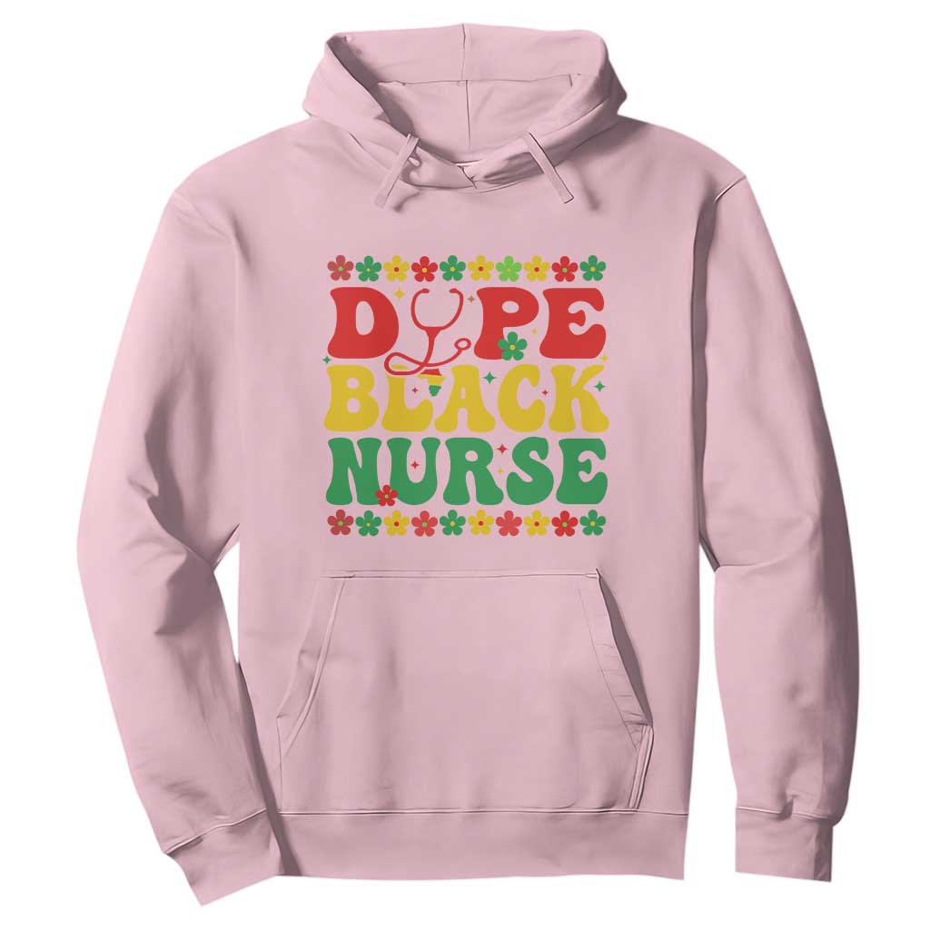 Melanin Queen Nursing Black History Month Gift Hoodie Dope Black Nurse