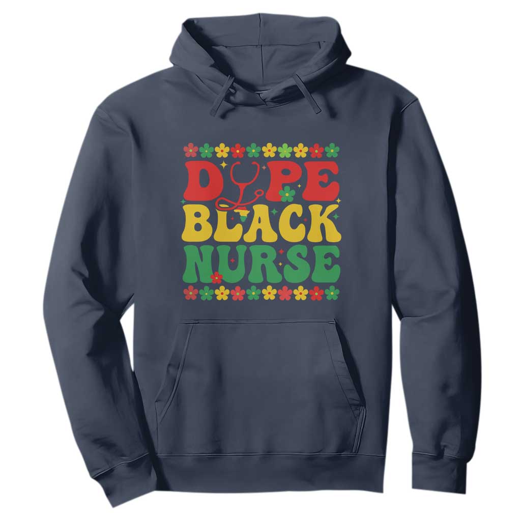 Melanin Queen Nursing Black History Month Gift Hoodie Dope Black Nurse