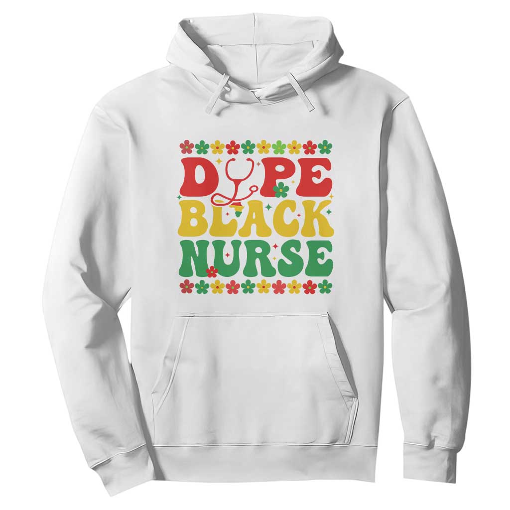 Melanin Queen Nursing Black History Month Gift Hoodie Dope Black Nurse