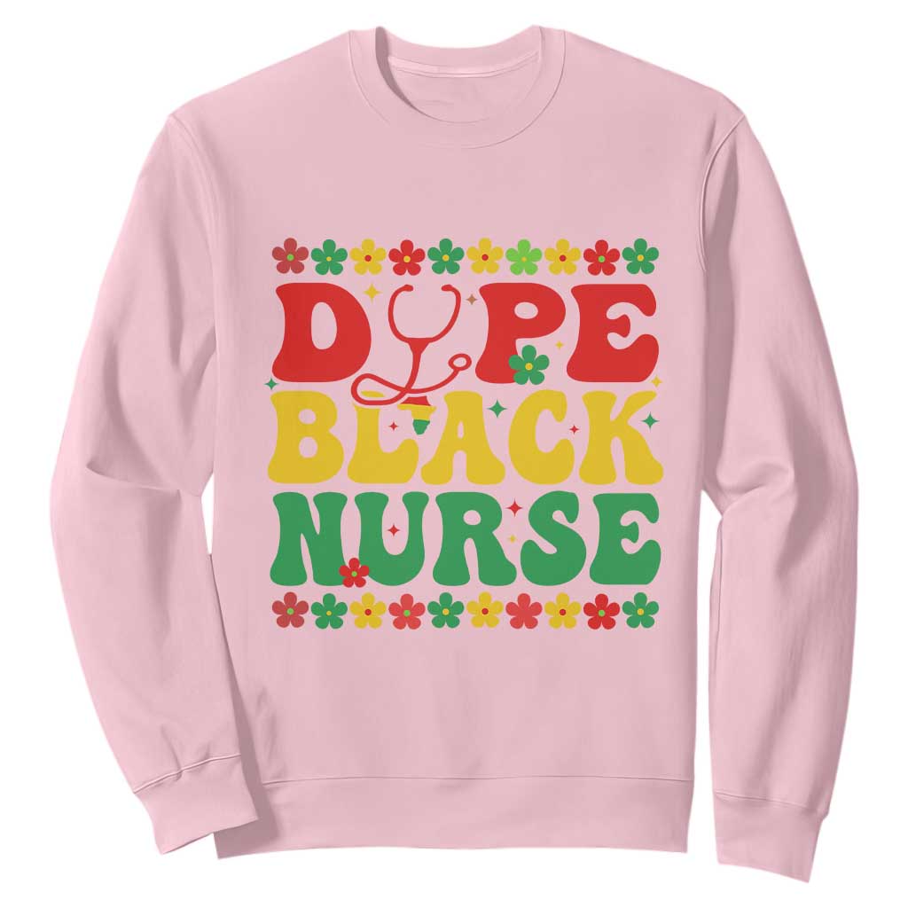 Melanin Queen Nursing Black History Month Gift Sweatshirt Dope Black Nurse