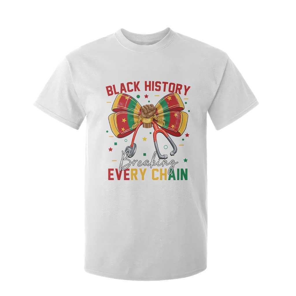 Black History Breaking Every Chain T Shirt For Kid Gift For Black Nurse - African Pride