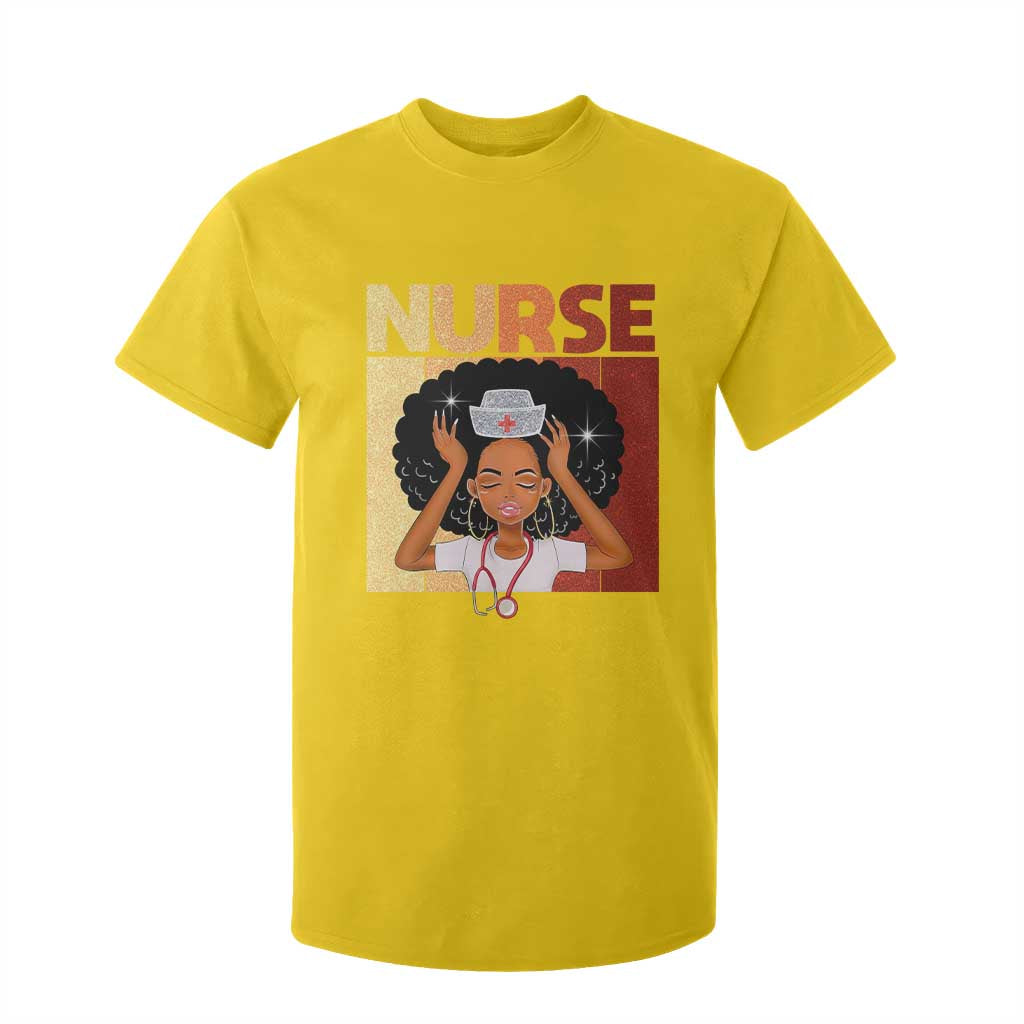 Strong Black Nurse T Shirt For Kid Black History Medical Professional Gift - African Pride