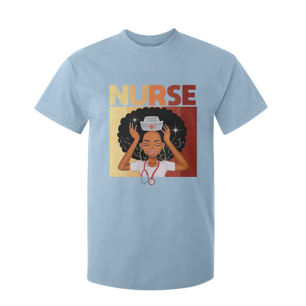 Strong Black Nurse T Shirt For Kid Black History Medical Professional Gift - African Pride