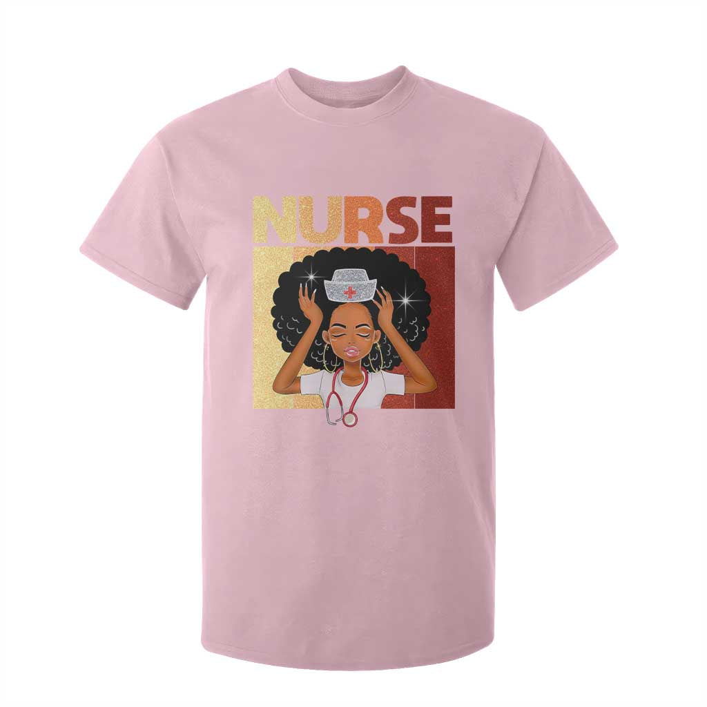 Strong Black Nurse T Shirt For Kid Black History Medical Professional Gift - African Pride