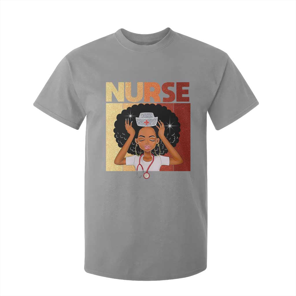 Strong Black Nurse T Shirt For Kid Black History Medical Professional Gift - African Pride