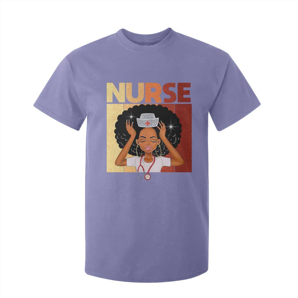 Strong Black Nurse T Shirt For Kid Black History Medical Professional Gift - African Pride