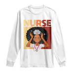 Strong Black Nurse Long Sleeve Shirt Black History Medical Professional Gift - African Pride