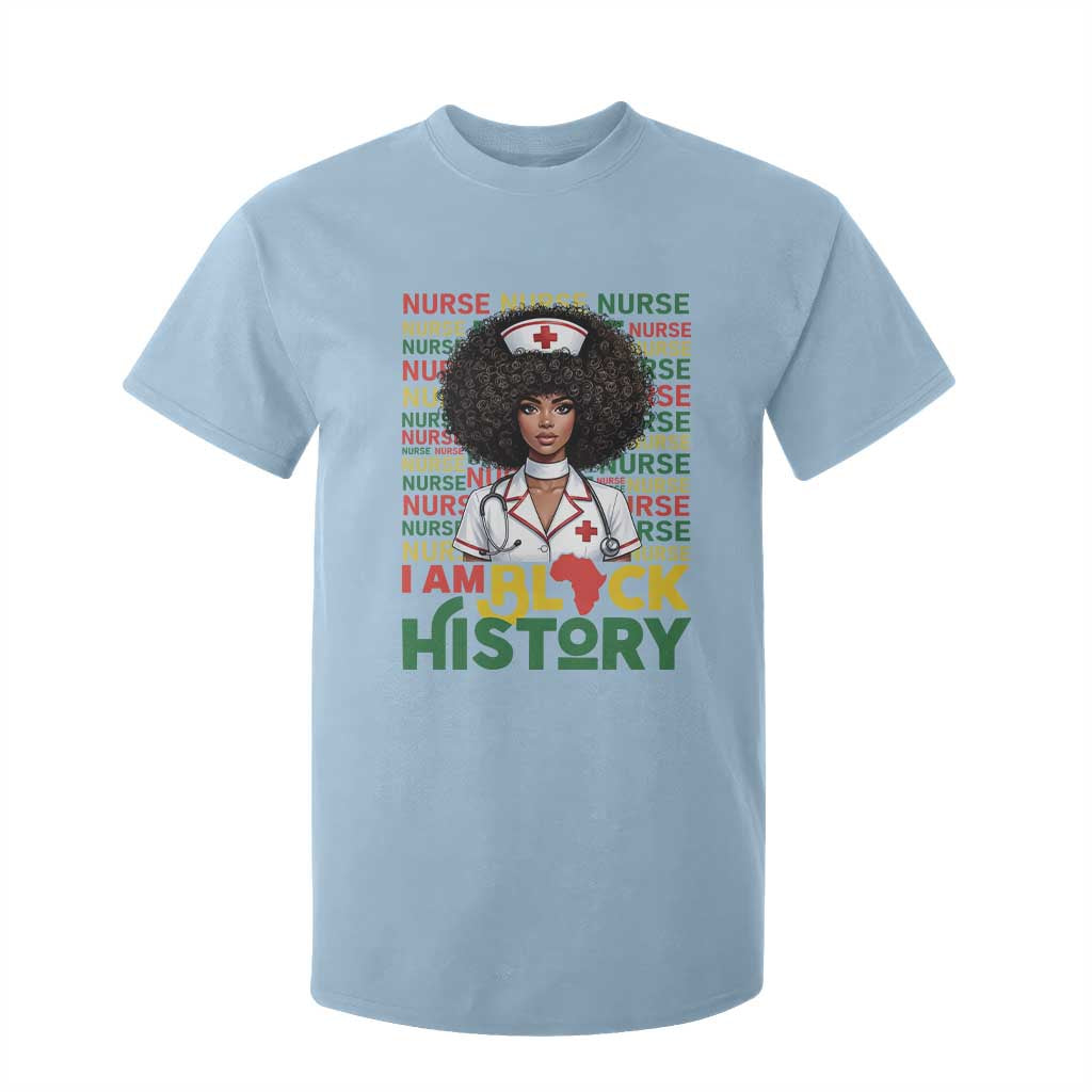 I Am Black History T Shirt For Kid Black History Month Nurse Gift - African Pride