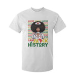 I Am Black History T Shirt For Kid Black History Month Nurse Gift - African Pride