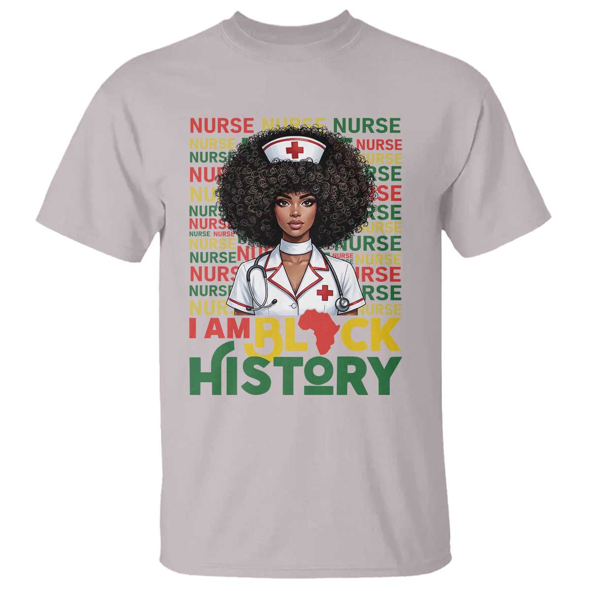 I Am Black History T Shirt Black History Month Nurse Gift - African Pride