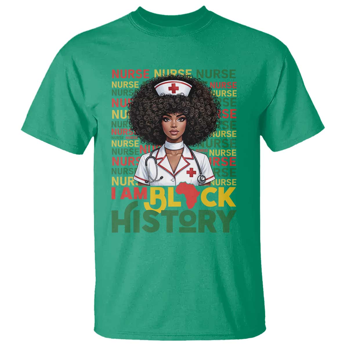 I Am Black History T Shirt Black History Month Nurse Gift - African Pride