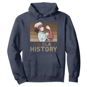 Proud Black Nurse Hoodie I Am Black History - African Pride