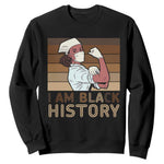 Proud Black Nurse Sweatshirt I Am Black History - African Pride
