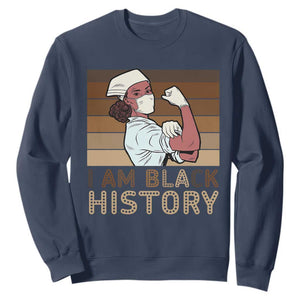 Proud Black Nurse Sweatshirt I Am Black History - African Pride