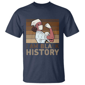 Proud Black Nurse T Shirt I Am Black History - African Pride
