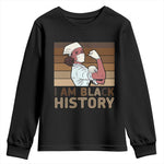 Proud Black Nurse Youth Sweatshirt I Am Black History - African Pride
