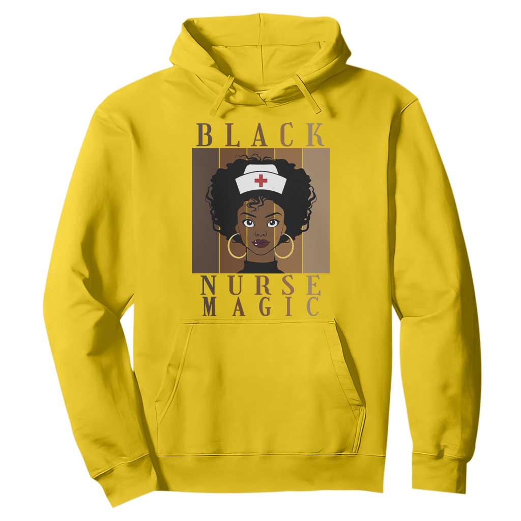 Black Nurse Magic Hoodie Black History Month Nurse Gift - African Pride