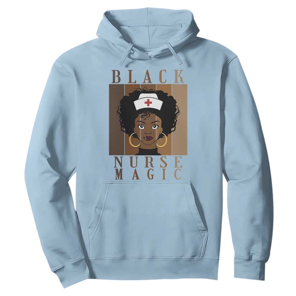 Black Nurse Magic Hoodie Black History Month Nurse Gift - African Pride
