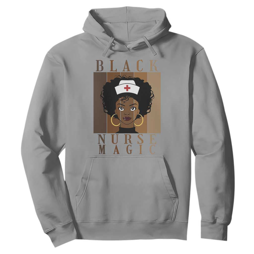 Black Nurse Magic Hoodie Black History Month Nurse Gift - African Pride