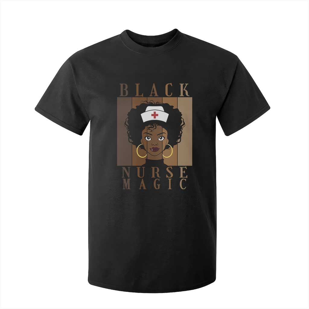 Black Nurse Magic T Shirt For Kid Black History Month Nurse Gift - African Pride