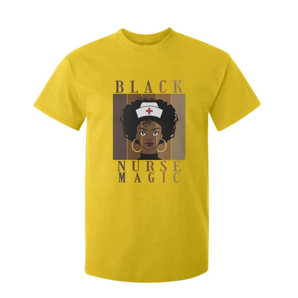 Black Nurse Magic T Shirt For Kid Black History Month Nurse Gift - African Pride