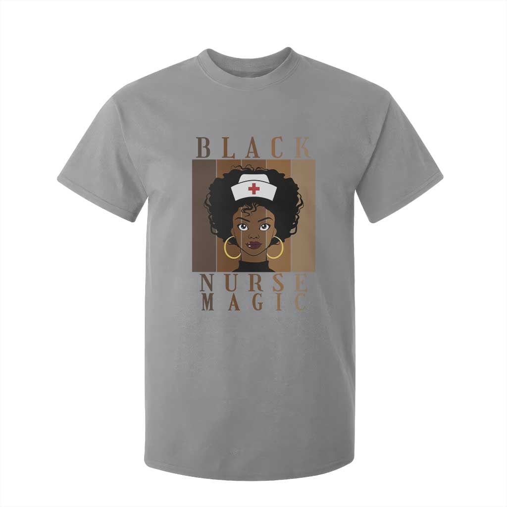 Black Nurse Magic T Shirt For Kid Black History Month Nurse Gift - African Pride