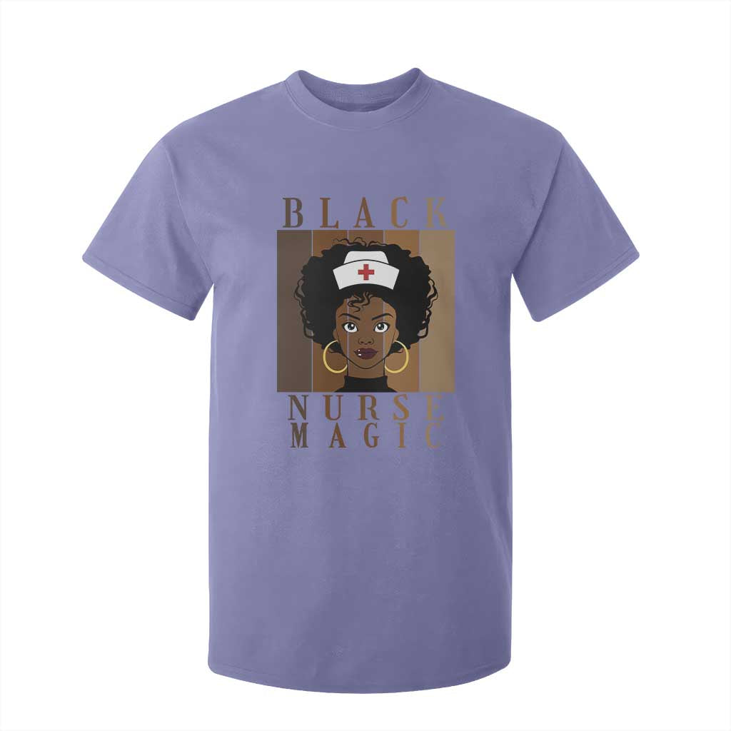 Black Nurse Magic T Shirt For Kid Black History Month Nurse Gift - African Pride