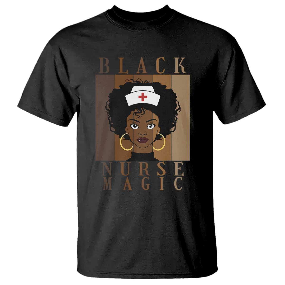 Black Nurse Magic T Shirt Black History Month Nurse Gift - African Pride