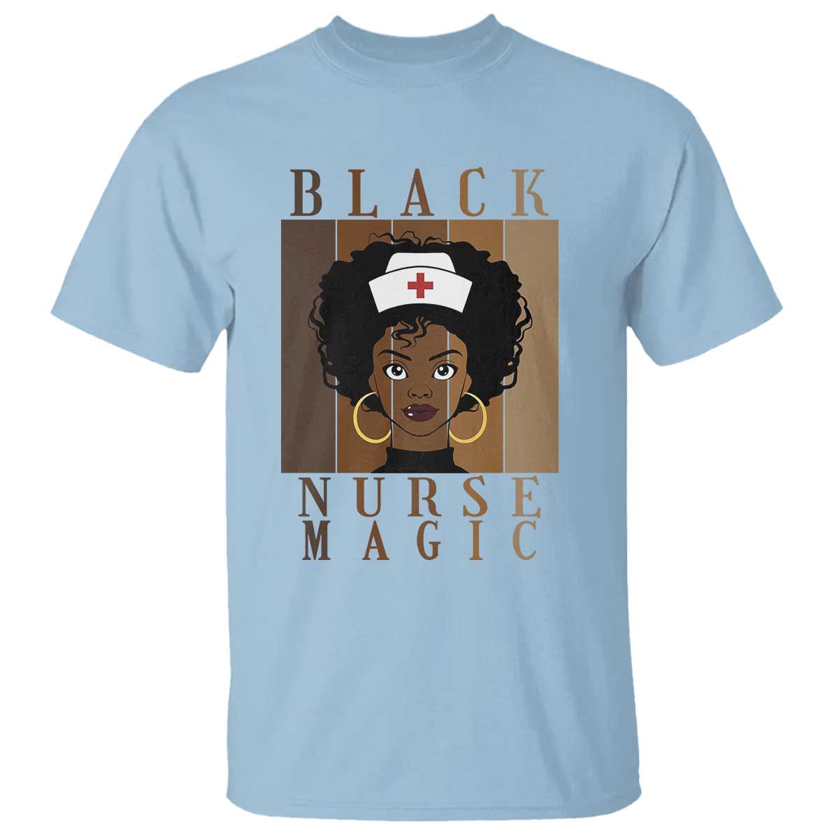 Black Nurse Magic T Shirt Black History Month Nurse Gift - African Pride