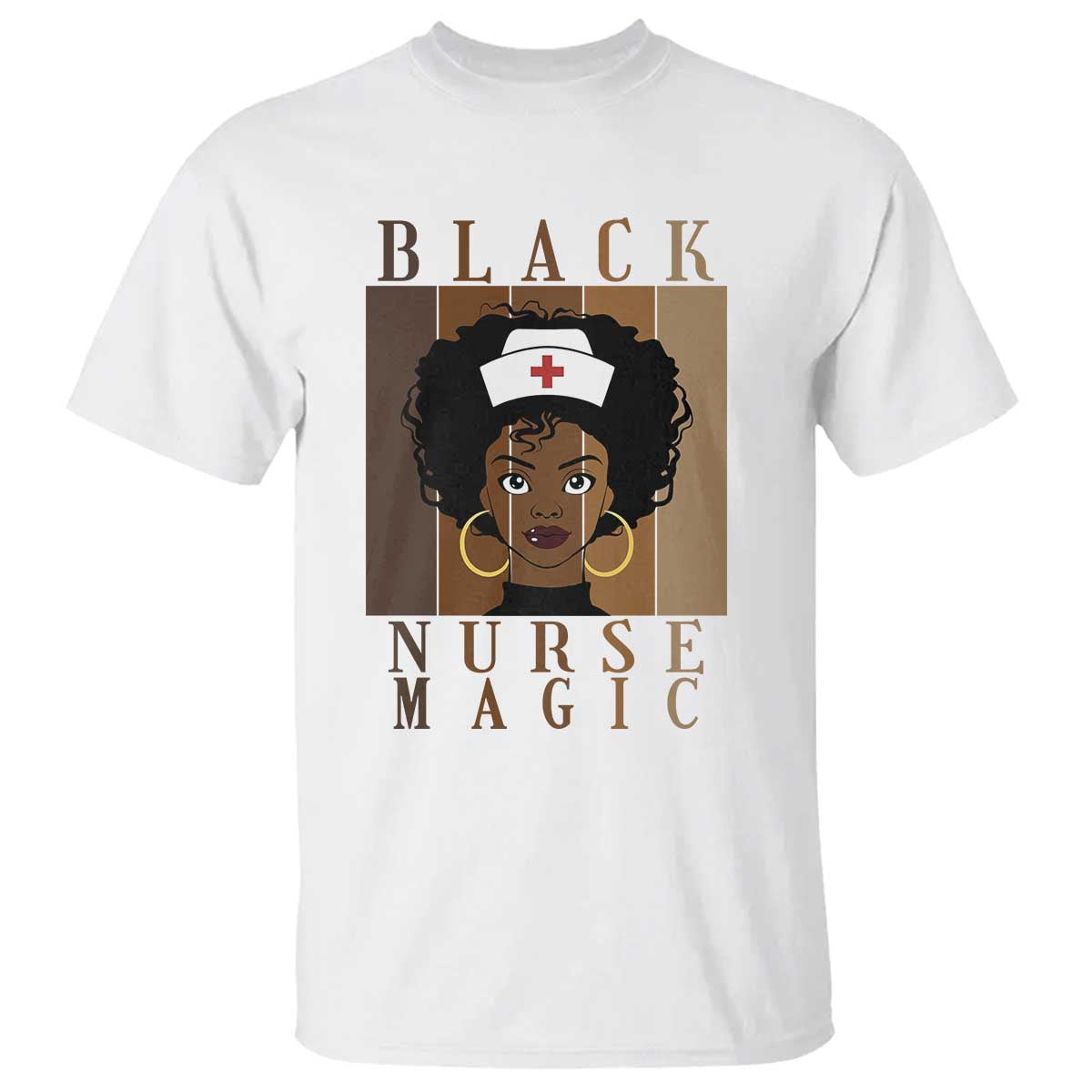 Black Nurse Magic T Shirt Black History Month Nurse Gift - African Pride