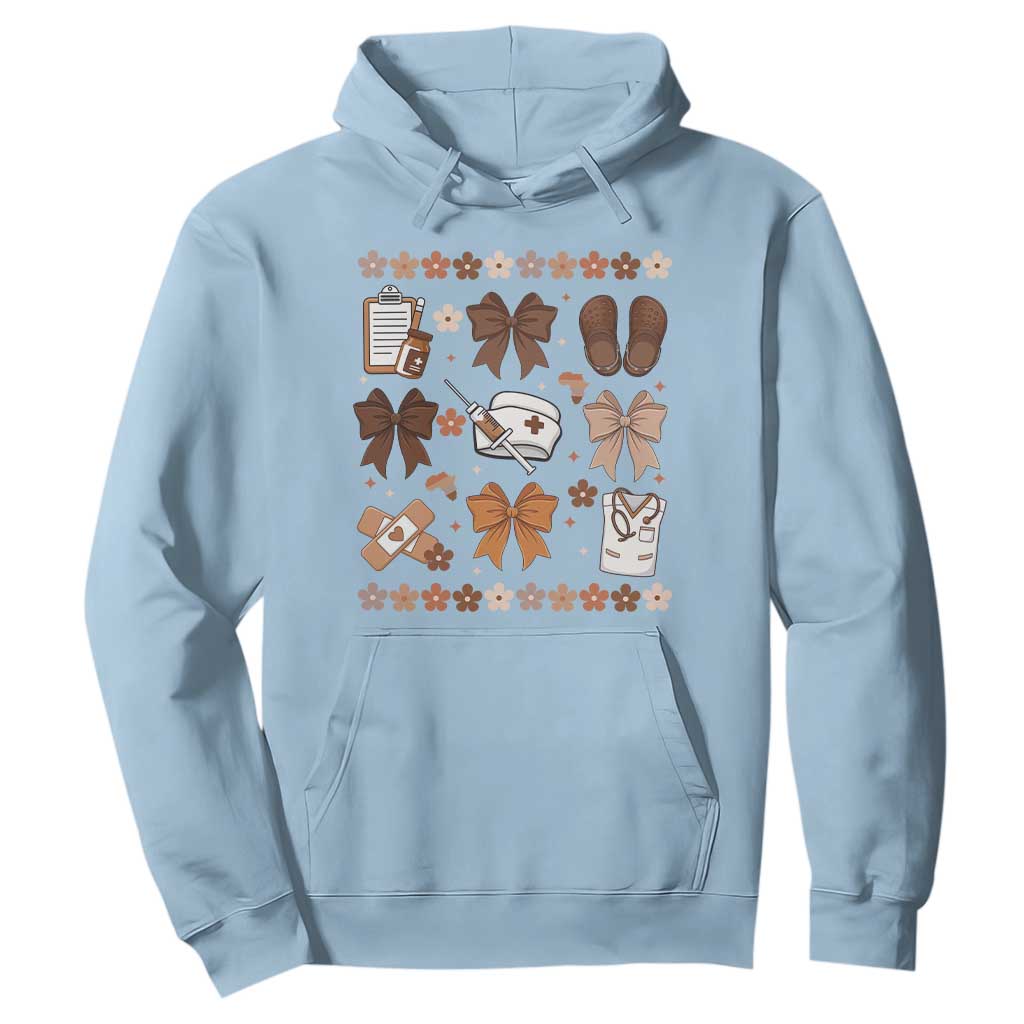 Proud Black Nurse Hoodie Gift For African Nurse Black History - African Pride