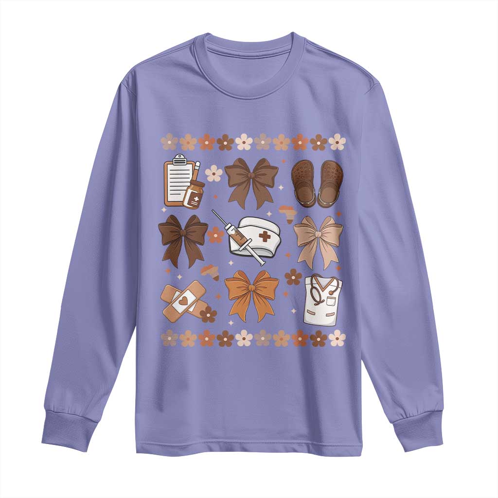 Proud Black Nurse Long Sleeve Shirt Gift For African Nurse Black History - African Pride