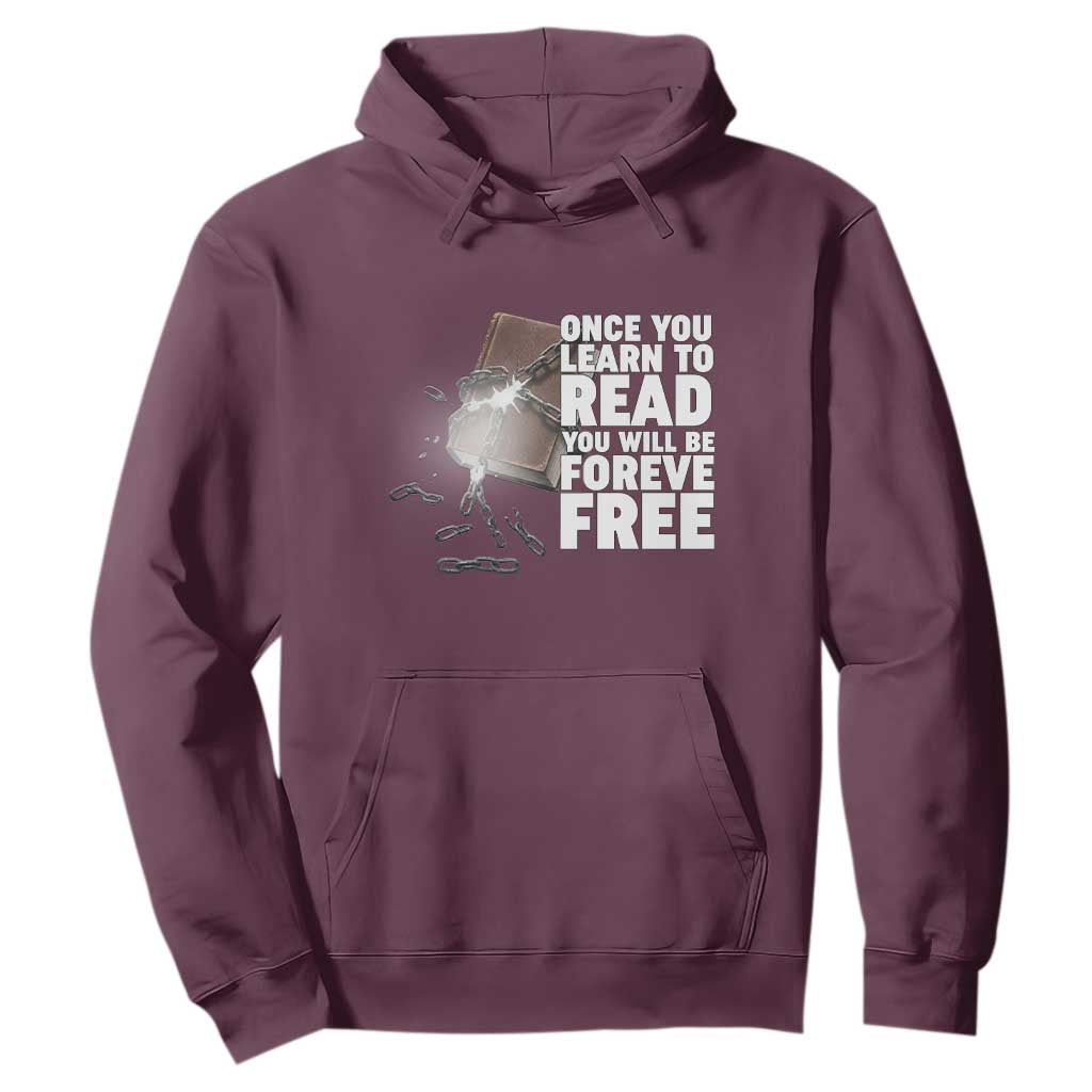 Frederick Douglass Freedom Quote Hoodie Once You Learn To Read - African Pride