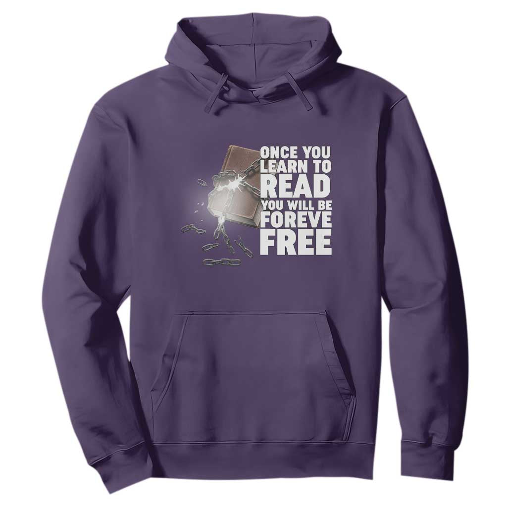 Frederick Douglass Freedom Quote Hoodie Once You Learn To Read - African Pride