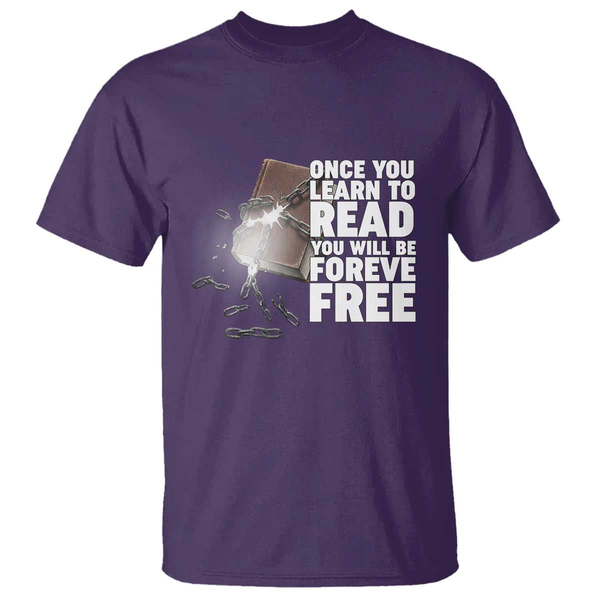 Frederick Douglass Freedom Quote T Shirt Once You Learn To Read - African Pride