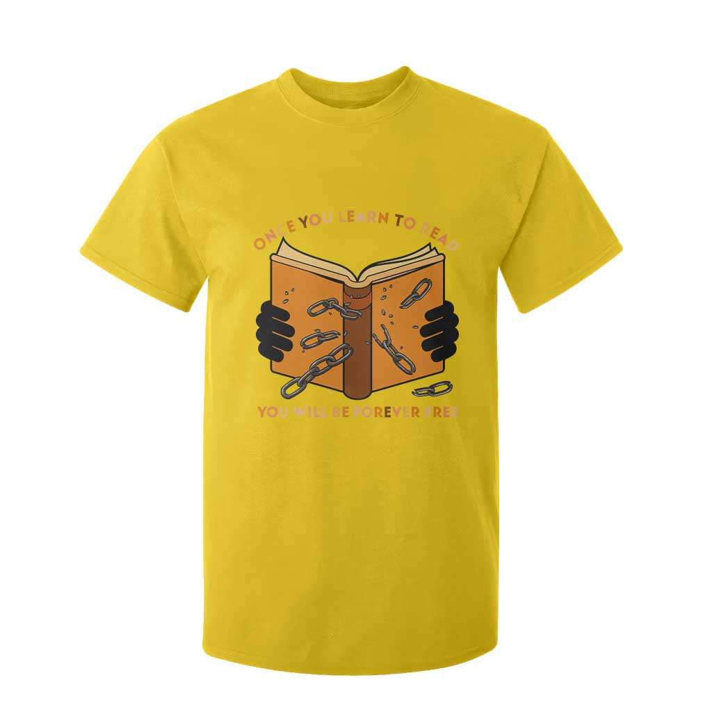 Breaking Every Chain Education T Shirt For Kid Frederick Douglass Quote - African Pride