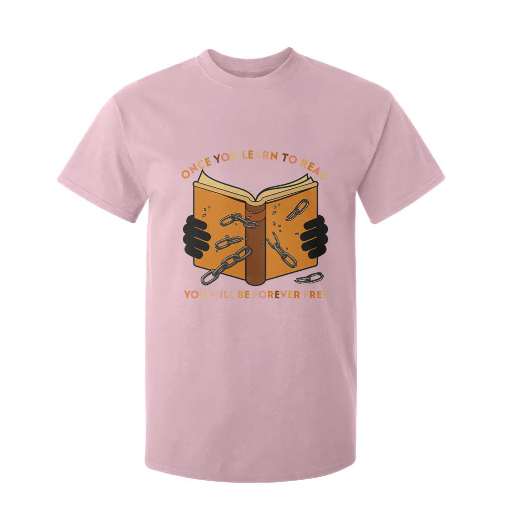Breaking Every Chain Education T Shirt For Kid Frederick Douglass Quote - African Pride