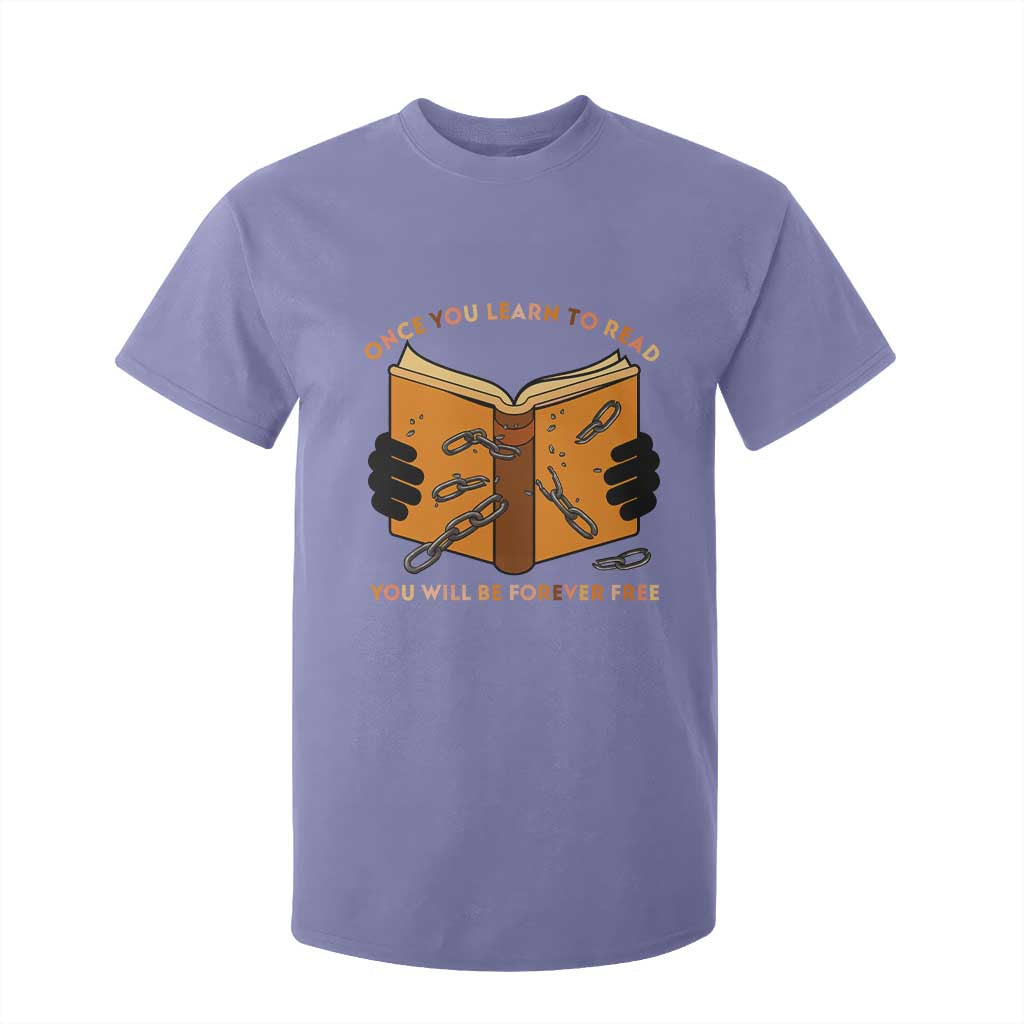 Breaking Every Chain Education T Shirt For Kid Frederick Douglass Quote - African Pride
