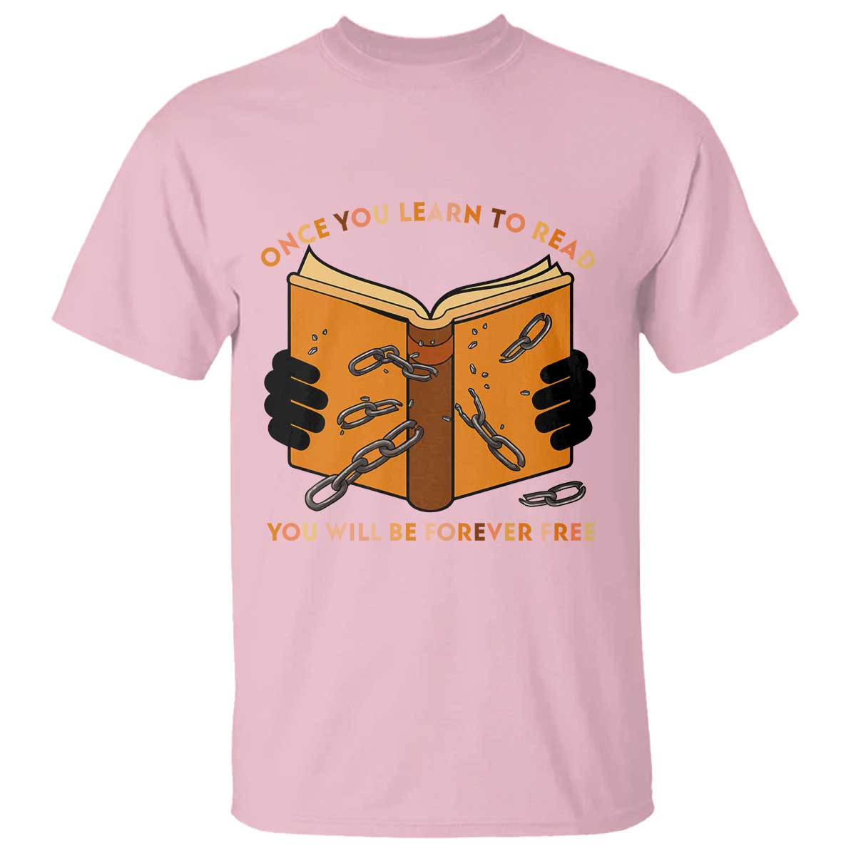 Breaking Every Chain Education T Shirt Frederick Douglass Quote - African Pride