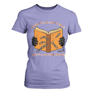 Breaking Every Chain Education T Shirt For Women Frederick Douglass Quote - African Pride