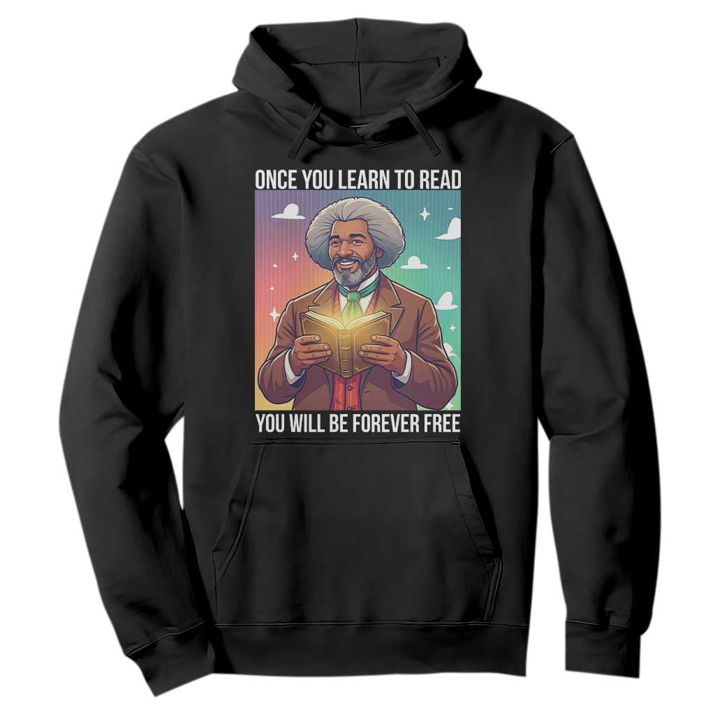 Frederick Douglass Reading And Freedom Hoodie African American Heritage - African Pride
