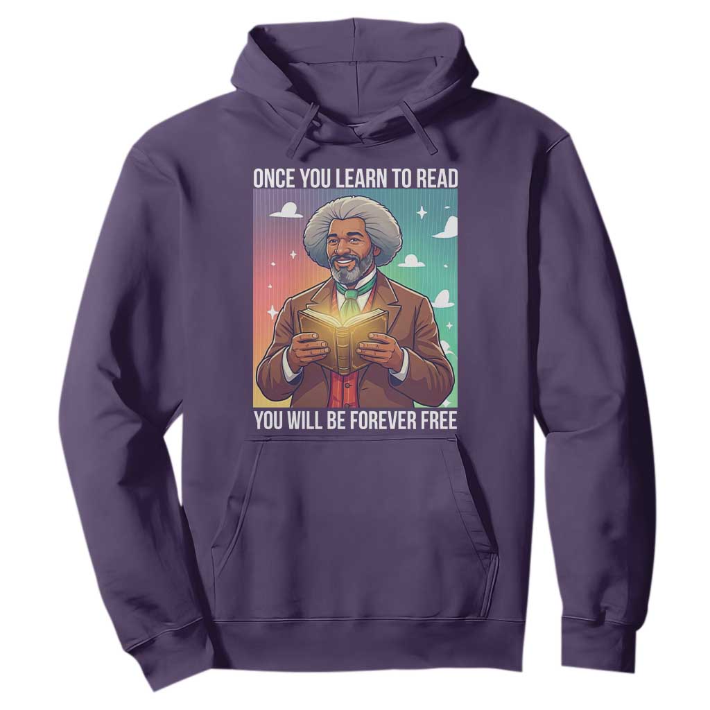 Frederick Douglass Reading And Freedom Hoodie African American Heritage - African Pride