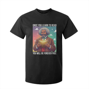 Frederick Douglass Reading And Freedom T Shirt For Kid African American Heritage - African Pride