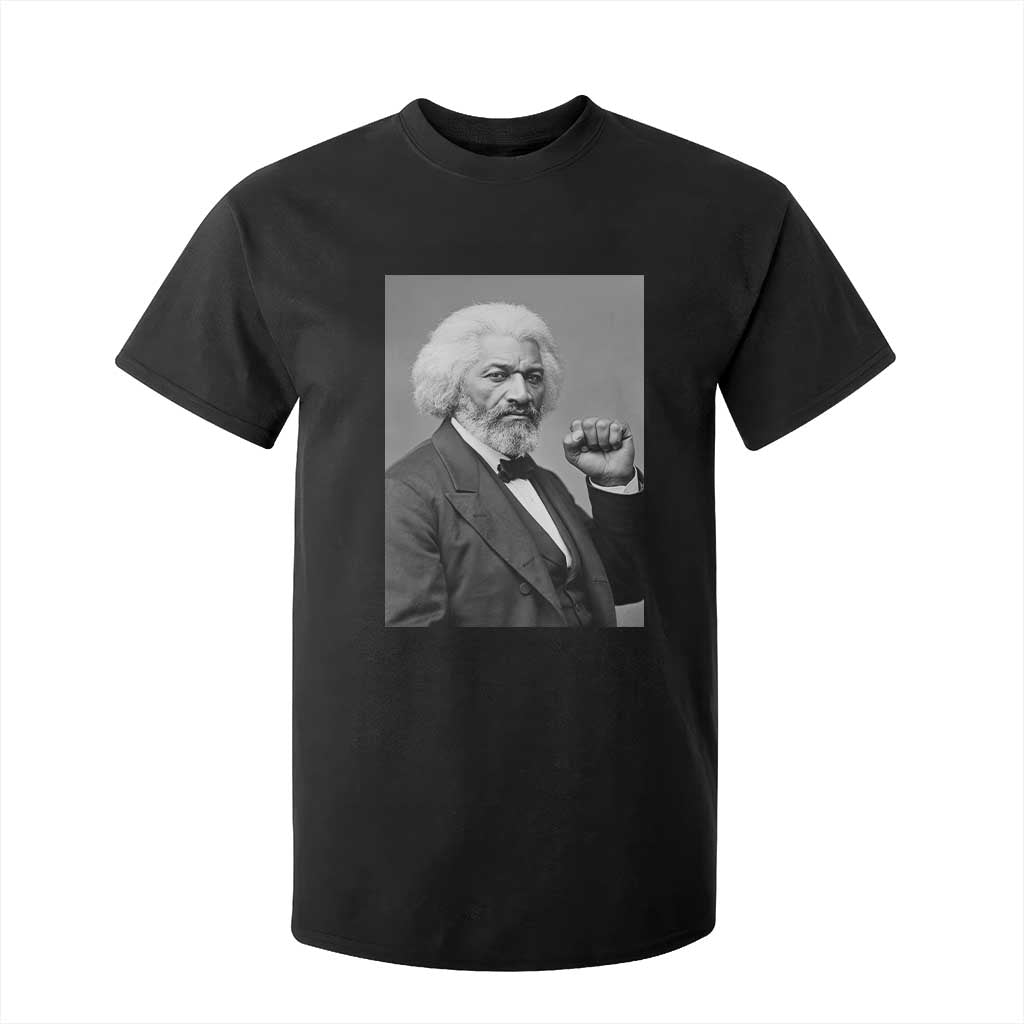 Strong Black History Leader T Shirt For Kid Frederick Douglass Empowerment - African Pride