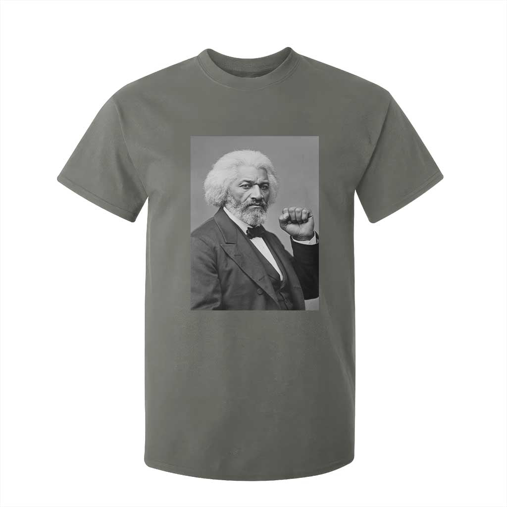 Strong Black History Leader T Shirt For Kid Frederick Douglass Empowerment - African Pride